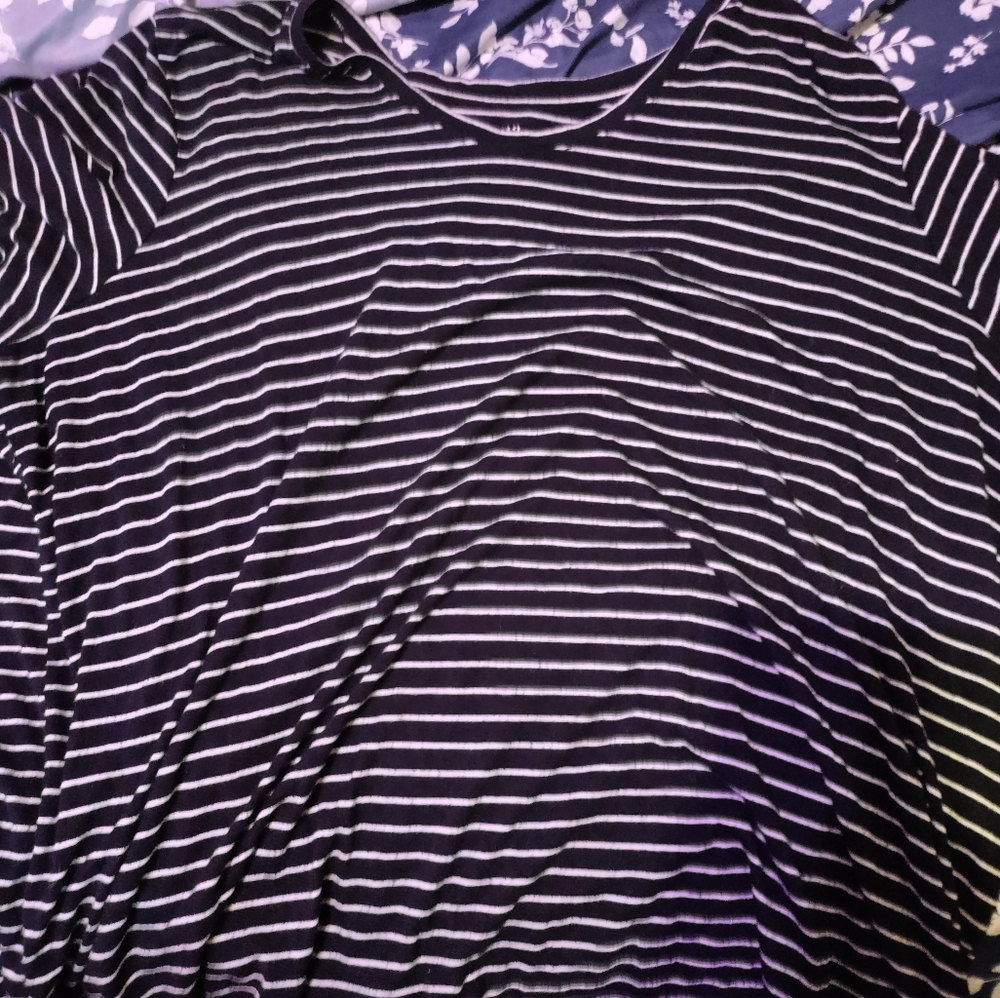 Black and white shirt